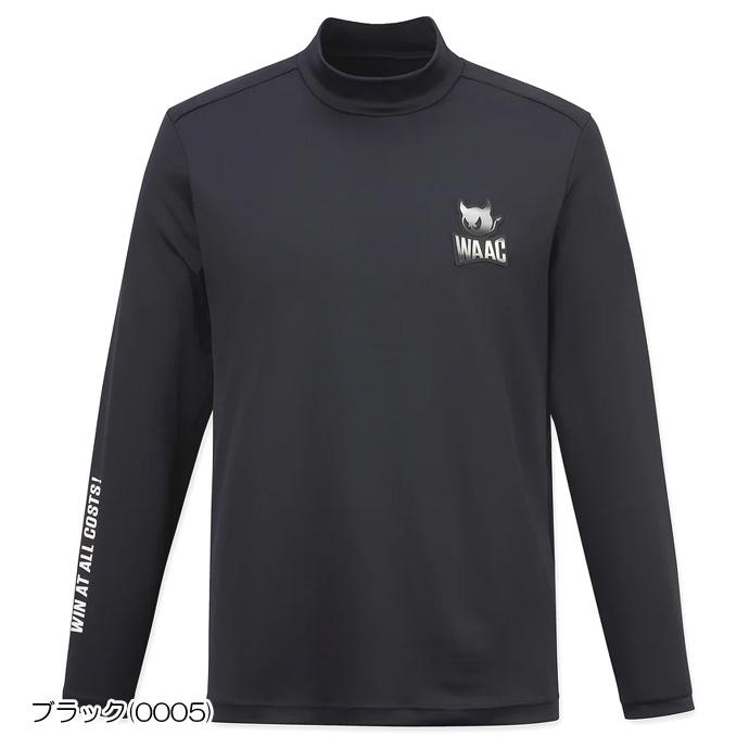 WAAC ゴルフ メンズ ワック 長袖モックネック 072254031 秋 冬 ゴルフ
