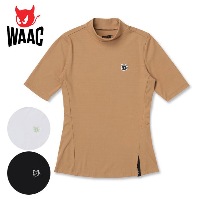 WAAC ゴルフ レディース ワック 半袖モックネック 072254061 秋 冬