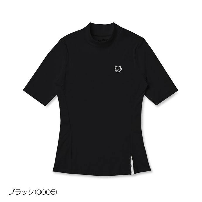 WAAC ゴルフ レディース ワック 半袖モックネック 072254061 秋 冬