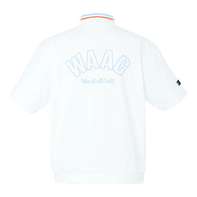 WAAC ゴルフウエア メンズ ワック 半袖モックネック 春 夏 26SS