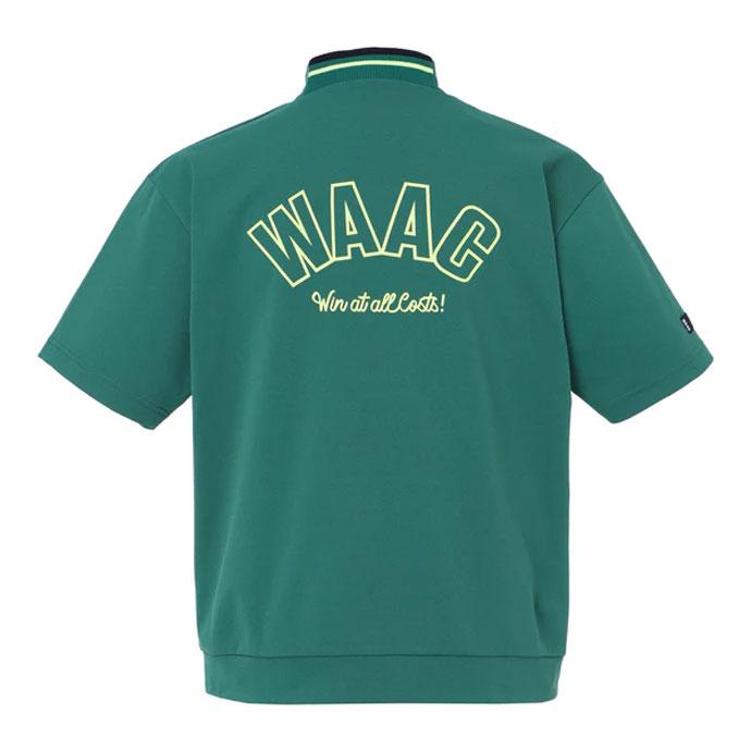 WAAC （クリアランス）ゴルフウェア メンズ ワック 半袖モックネック