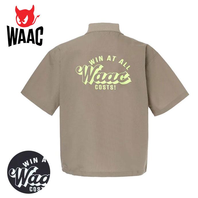 WAAC ゴルフウエア メンズ ワック 半袖ハーフジップ 春 夏 26SS