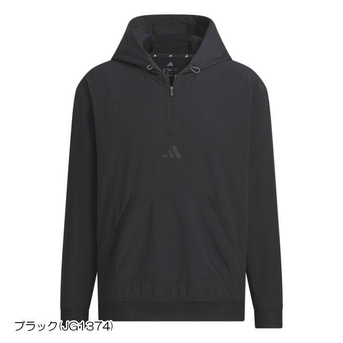 アディダスゴルフ★綿80%混★ストレッチ★ハーフジップベスト【メンズ サイズM】 アディダスゴルフ☆綿80%混☆ストレッチ☆ハーフジップベスト【メンズ