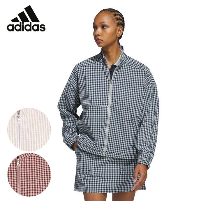 adidas（アディダス） ゴルフ レディース ギンガムチェックフルジップ