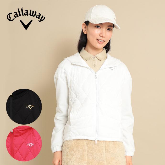 Callaway キャロウェイ　ハイネック　メッシュ　ブルゾン　レディース　L Callaway（キャロウェイ） ゴルフ レディース/女性用 フルジップ中綿