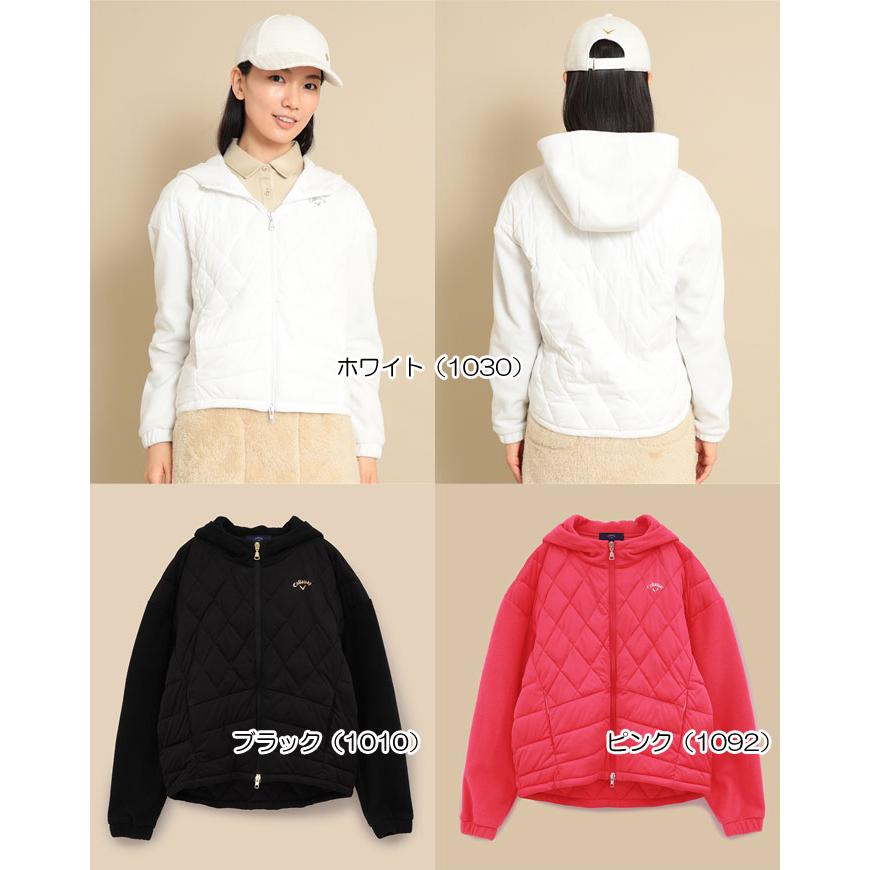 Callaway キャロウェイ　ハイネック　メッシュ　ブルゾン　レディース　L Callaway（キャロウェイ） ゴルフ レディース/女性用 フルジップ中綿