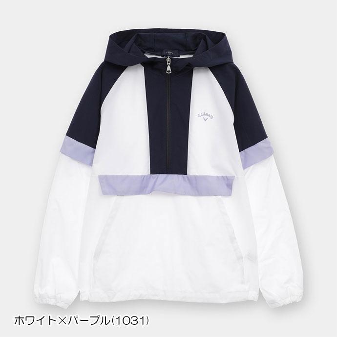 キャロウェイゴルフ　Callaway Golf　2WAY ハーフジップフーディーブルゾン　レディス Callaway（キャロウェイ） ゴルフ レディース 2WAYハーフジップ