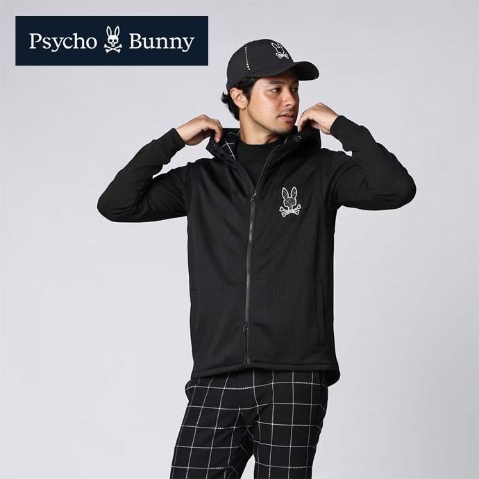 Psycho Bunny（サイコバニー） ゴルフ メンズ ベスト フードベスト