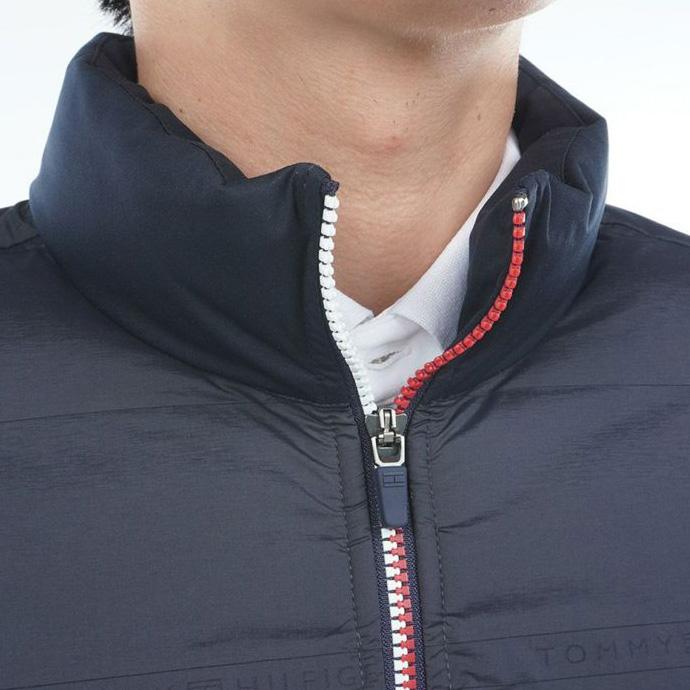 [トミーヒルフィガーゴルフ] メンズ ロゴ入り接結キルト 中綿ジャケット TOMMY HILFIGER GOLF（トミー ヒルフィガー ゴルフ） ゴルフ メンズ