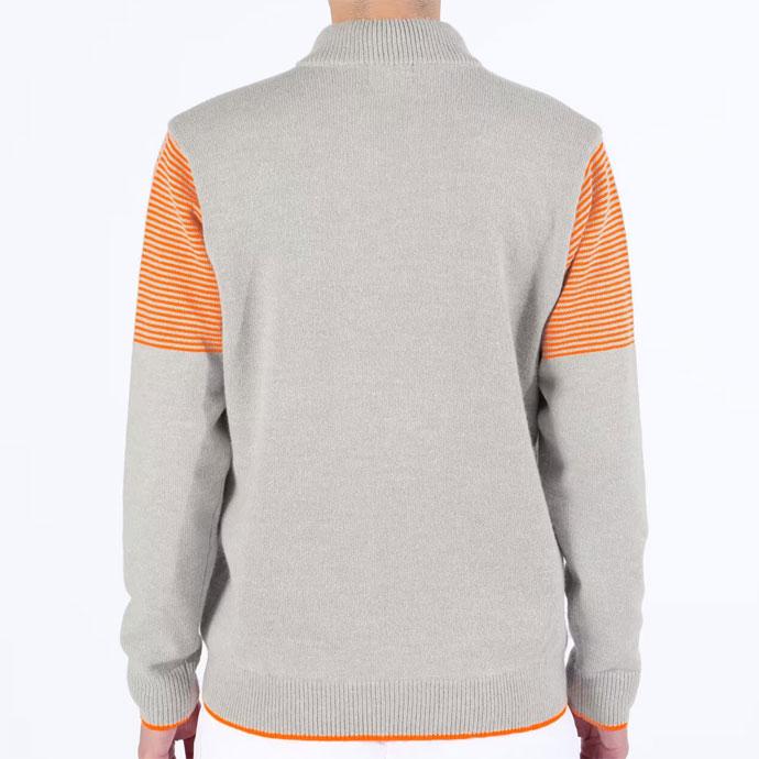 【美品】ニューバランスゴルフ ニットベスト サイズ2 ホワイト×オレンジ New Balance Golf（ニューバランスゴルフ） ゴルフ ニューバランス
