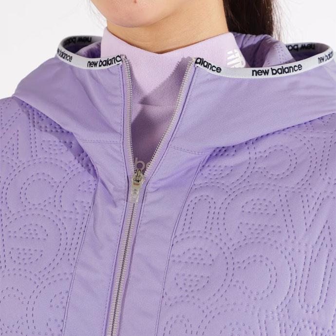 【新品】ニューバランス ゴルフ ダイヤ柄キルト フルジップ フーディー 6 New Balance Golf（ニューバランスゴルフ） ゴルフ レディース/女性用