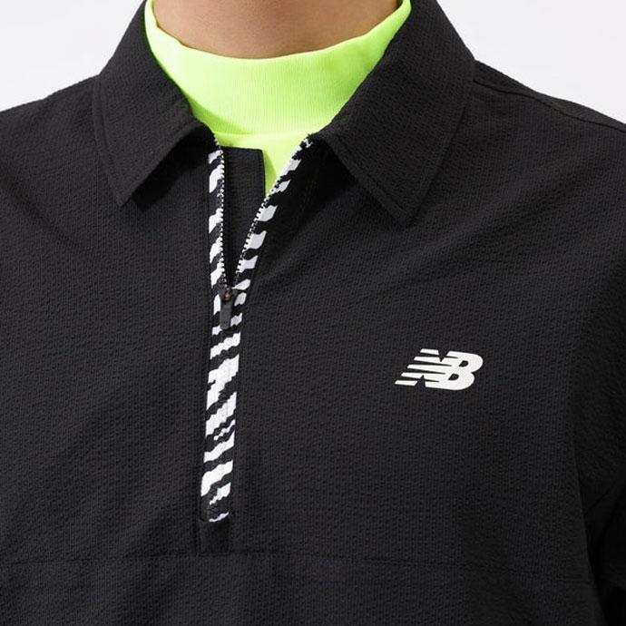 ゴルフ メンズ ニューバランス サッカー ハーフジップシャツアウター 春 夏 26SS_9