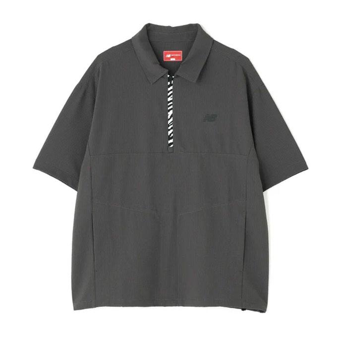 ゴルフ メンズ ニューバランス サッカー ハーフジップシャツアウター 春 夏 26SS_5