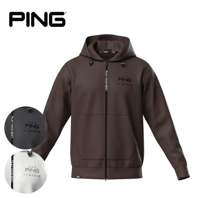 PING（ピン） ゴルフ メンズ ダンボールニットフルジップスウェット