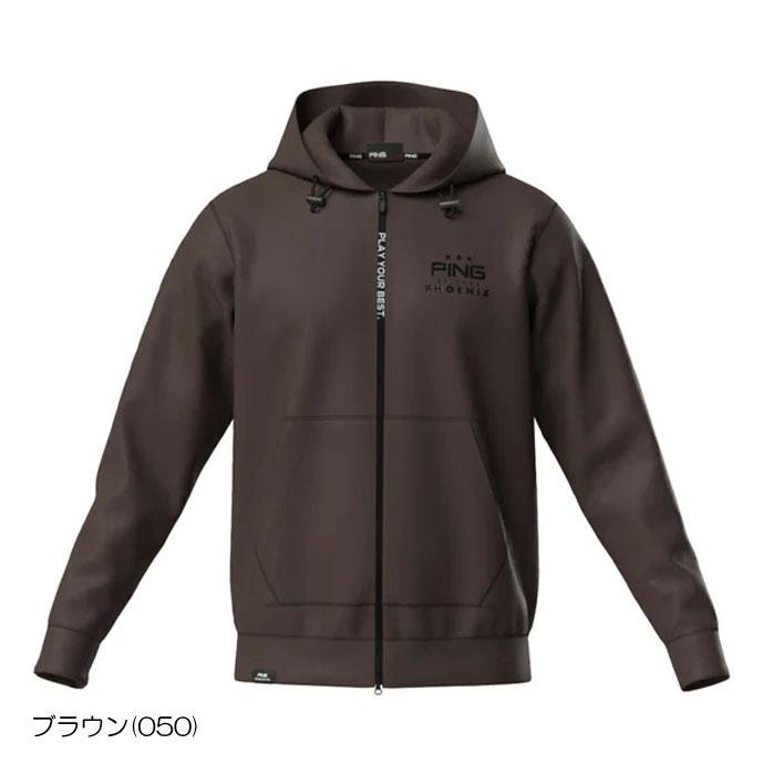 PING（ピン） ゴルフ メンズ ダンボールニットフルジップスウェット
