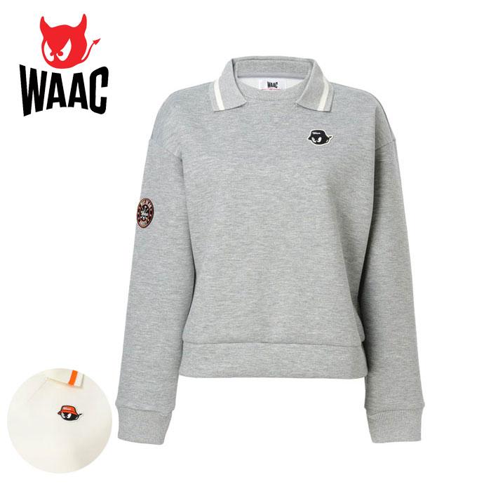 WAAC ゴルフ レディース/女性用 ワック カラーポイントダンボール長袖 