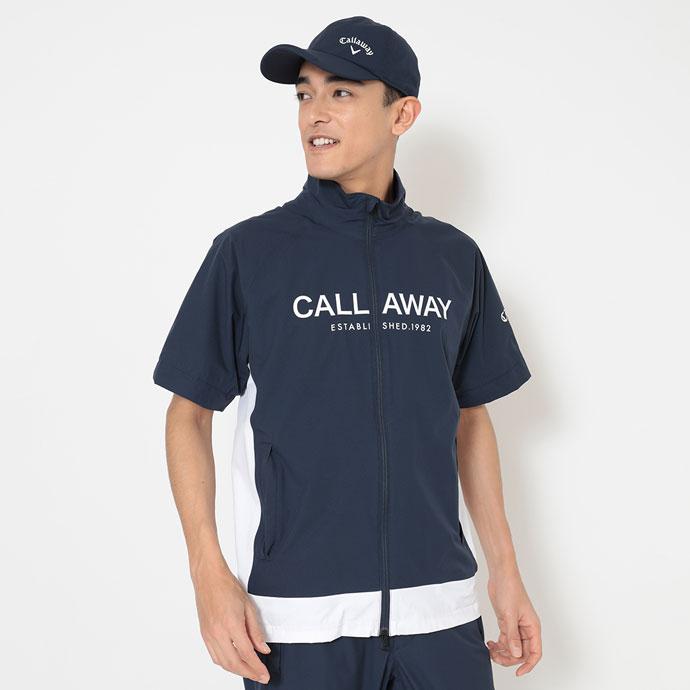 だいさん専用キャロウェイ　ゴルフ　レインウェア キャップ　セット　半袖　短パン可 Callaway（キャロウェイ） ゴルフウエア メンズ セットアップレイン
