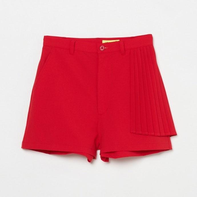 ゴルフウエア レディース ビバハート プリーツショートパンツ 春 夏 26SS_6
