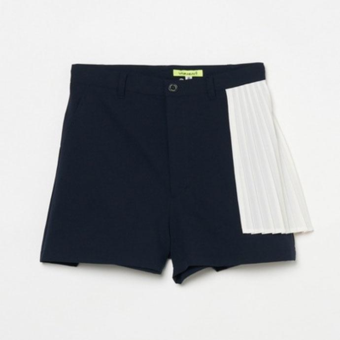 ゴルフウエア レディース ビバハート プリーツショートパンツ 春 夏 26SS_7