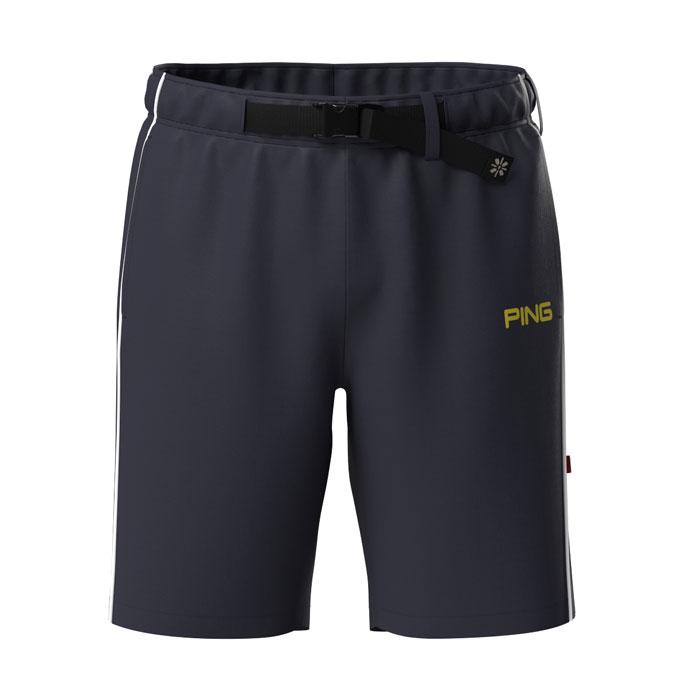 PING ゴルフショートパンツ ネイビー Lサイズ 新品 PING（ピン） ゴルフ メンズ アドエルムストレッチクロスショート