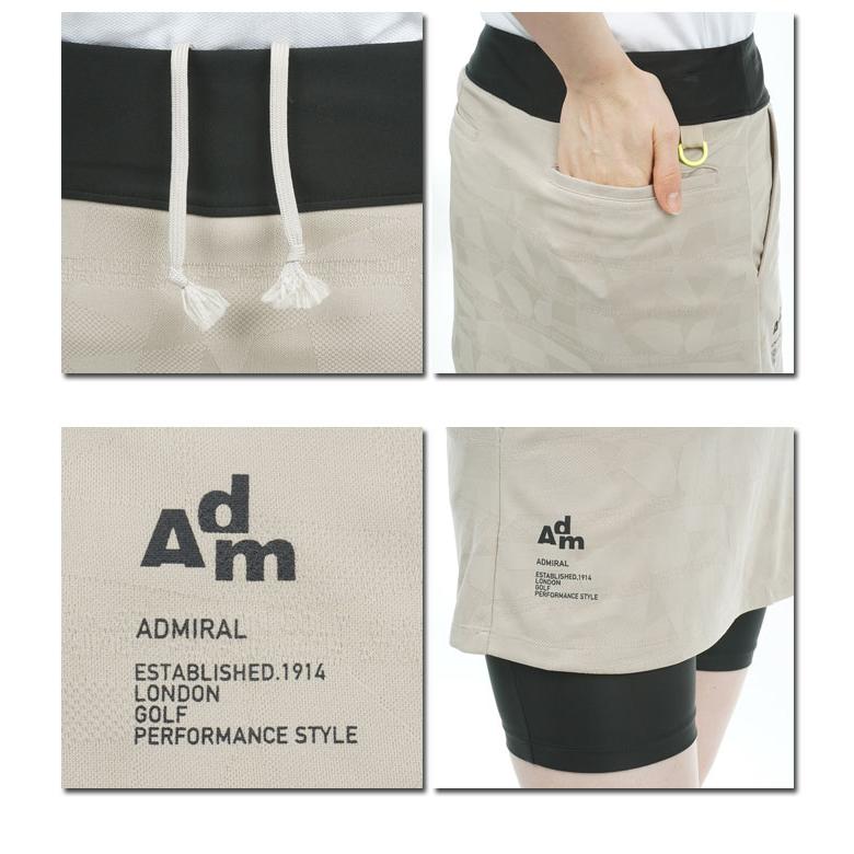未使用❗️アドミラルレディース スパッツ コンビネーション スカートゴルフウェア Admiral（アドミラル） ゴルフ レディース/女性用 ジオメトリック