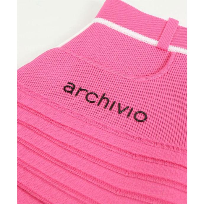 ☆新品　archivio スカート 36 archivio ゴルフ レディース アルチビオ パイピングライン