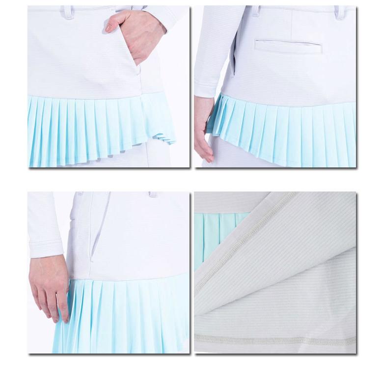 【超美品】ニューバランス ゴルフ レディース スウェット プリーツスカート ゴルフ レディース/女性用 ニューバランス ハイブリッド