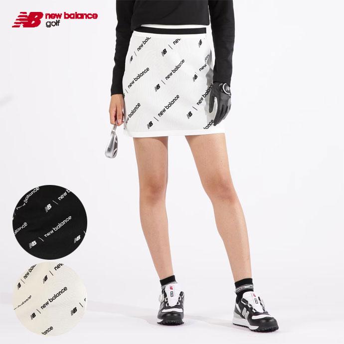 ニューバランスゴルフ セットアップ ホワイト ニットパーカー スカート New Balance Golf（ニューバランスゴルフ） ゴルフ レディース/女性用