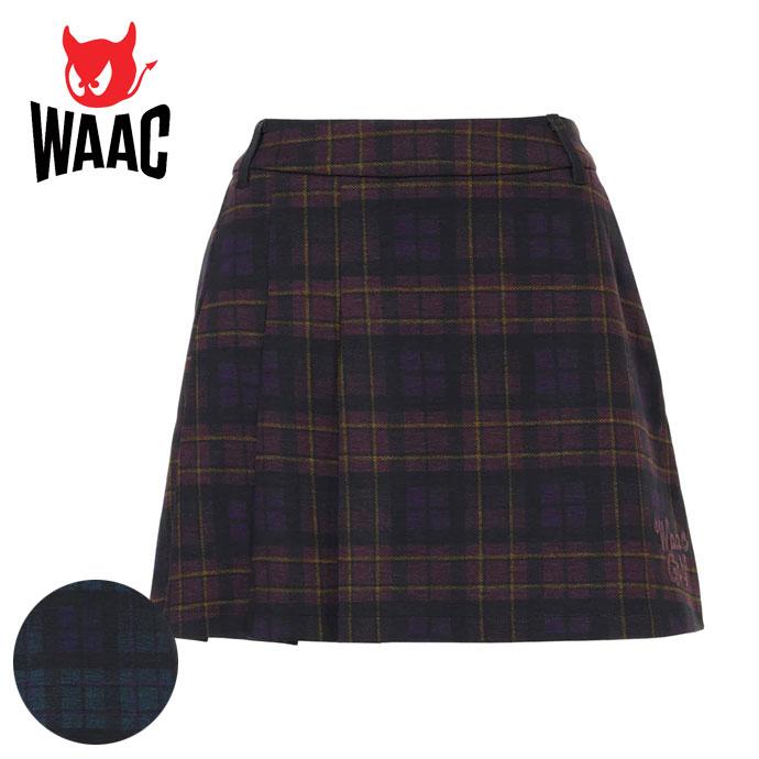 WAAC ゴルフ レディース/女性用 ワック シーズンチェック柄スカート