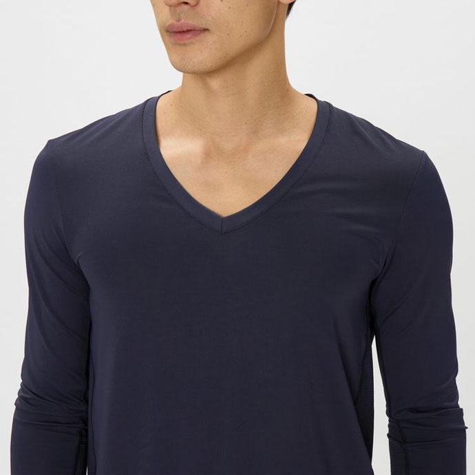 【men's】and per se ゴルフウェア インナー LL and per se（アンパスィ） ゴルフ メンズ COOL is COOL Vネック
