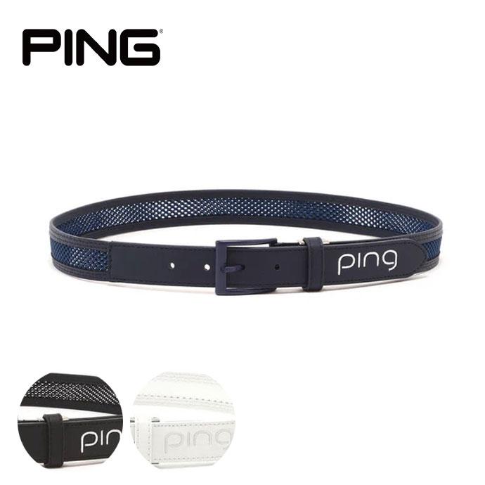 PING ゴルフベルト ブラック 新品 PING（ピン） ゴルフウエア レディース エアスルーベルト 春 夏 26SS
