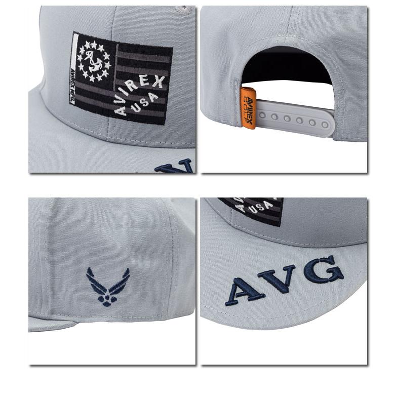AVIREX ゴルフ アヴィレックス 平ツバキャップ 3SCP7 : ゴルフショップ