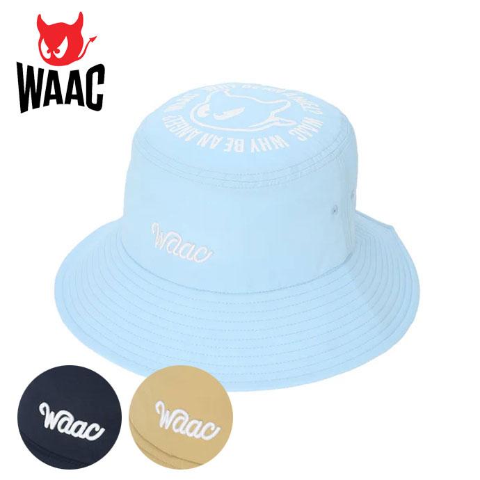 WAAC ゴルフウエア レディース ワック スナップバケットハット 春 夏