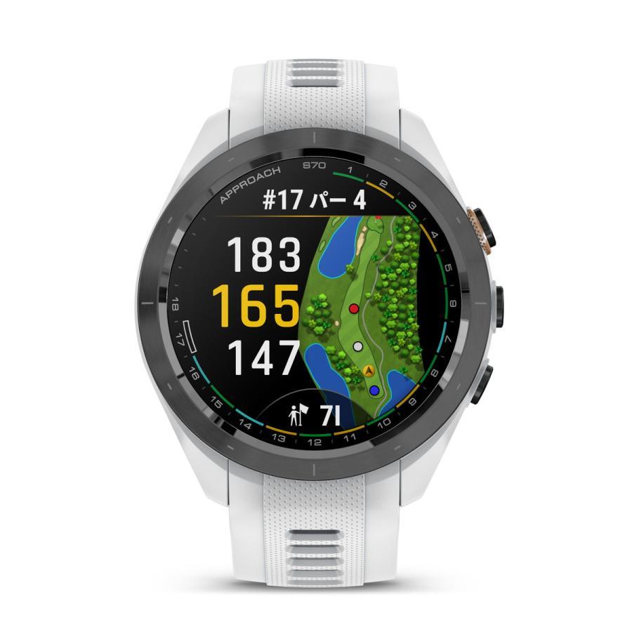 GARMIN（ガーミン） アプローチ S70 ホワイト・グレー 42mm ゴルフナビ