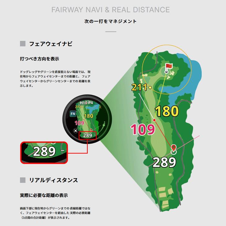 ShotNavi（ショットナビ） VELLIX V14 べリックス 腕時計型 GPSゴルフ