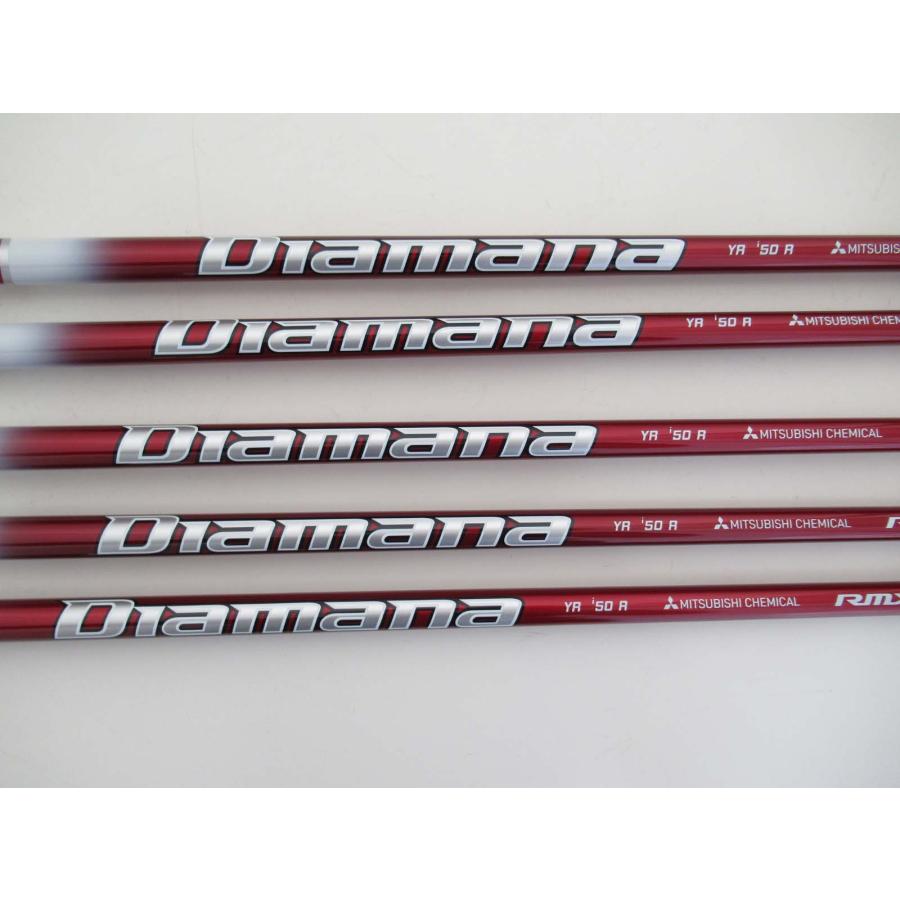 中古 右用 ヤマハ RMX リミックス VD40 アイアン Diamana ディアマナ YRi 5本セット(#6~PW) フレックスR｜leftygolf｜04