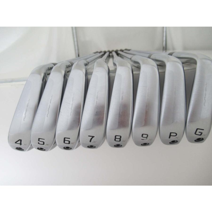 中古 右用 コブラ 2022年 KING FORGED キング フォージド TEC X アイアン NS950 neo 8本セット(#4~GW) フレックスS