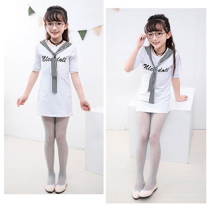 子供 タイツ 水玉柄 パンティストッキング 女の子 レギンス