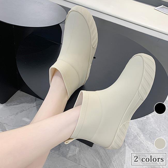 レインブーツ レディース 雨靴 レインシューズ お洒落 雨具 シューズ 滑り止め 雨の日 靴 梅雨 防水 ブーツ 洗車 シンプル Bjs37 Le Futur 通販 Yahoo ショッピング