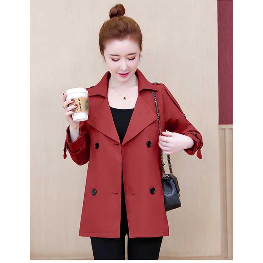 スプリングコート レディース コート スプリングジャケット トレンチコート 女性 アウター ショートコート ジャケット 春秋 通勤 レトロ Bjt5654 Le Futur 通販 Yahoo ショッピング