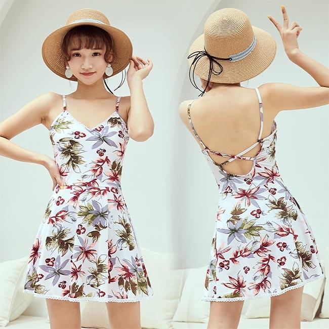 水着 レディース ワンピース水着 水泳服 花柄 胸パット付き スイムウェア 可愛い 水着ワンピース ワイヤー無し スイミング 水遊び リゾート 送料無料 Bjt6135 Le Futur 通販 Yahoo ショッピング