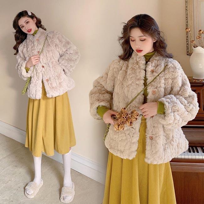 フリースジャケット レディース ジャケット モコモコ 厚手 ふんわり 冬ジャケット アウター フリース 暖かい 可愛い フリースコート ショート丈 Bjt7549 Le Futur 通販 Yahoo ショッピング