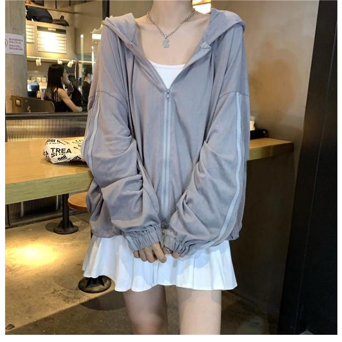 21年最新海外 サマーパーカー レディース パーカー 薄手 冷房対策 大きいサイズ 夏 ライトアウター フード付き サマーカーディガン ゆったり カーディガン 送料無料 Aynaelda Com