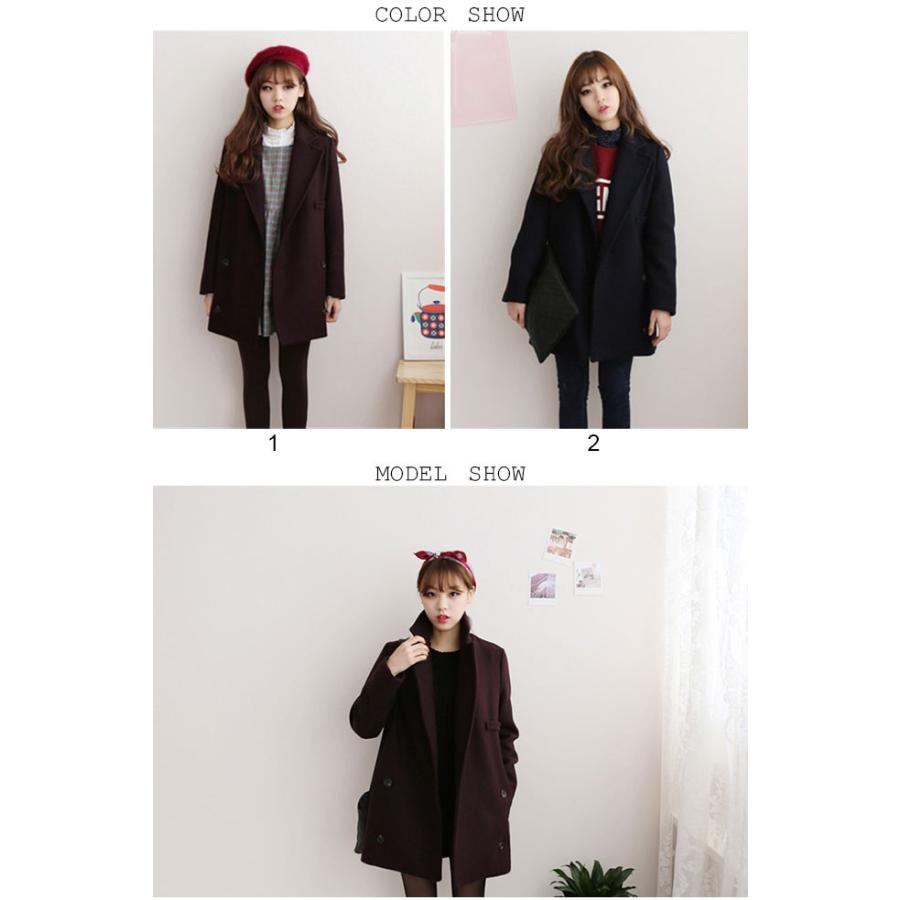 レディースチェスターコート レディースショートコート モノトーン レディースアウター 大人のカジュアル 秋冬 Bxt170 Le Futur 通販 Yahoo ショッピング