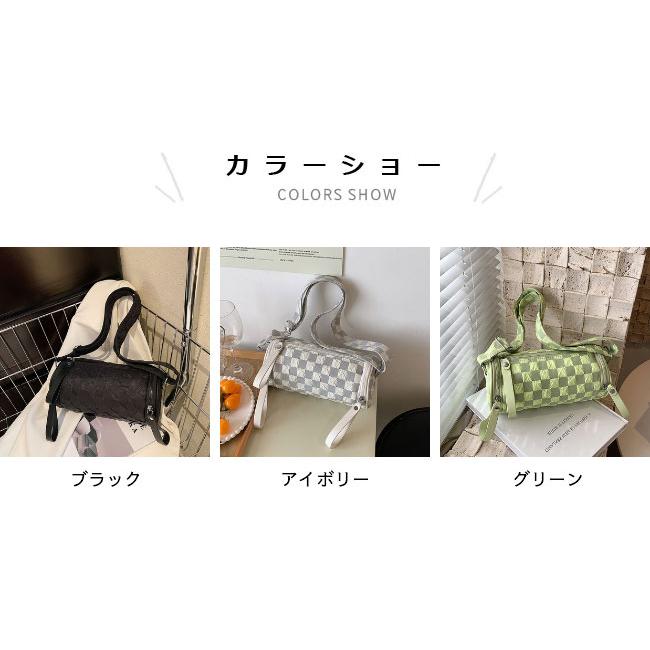 送料無料 ショルダーバッグ 円柱 チェック柄 レディース バッグ 送料無料 ショルダーバッグ 円柱 チェック柄 レディース バッグ
