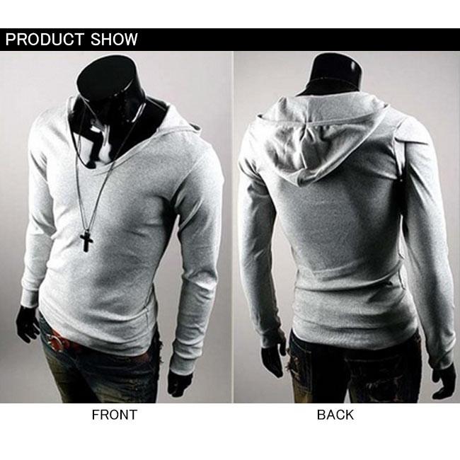 長袖tシャツ パーカー フード付き インナー 春秋ｔシャツ 無地 カジュアル メンズファッション キレイシルエット 15秋新作 Tpt230 Le Futur 通販 Yahoo ショッピング