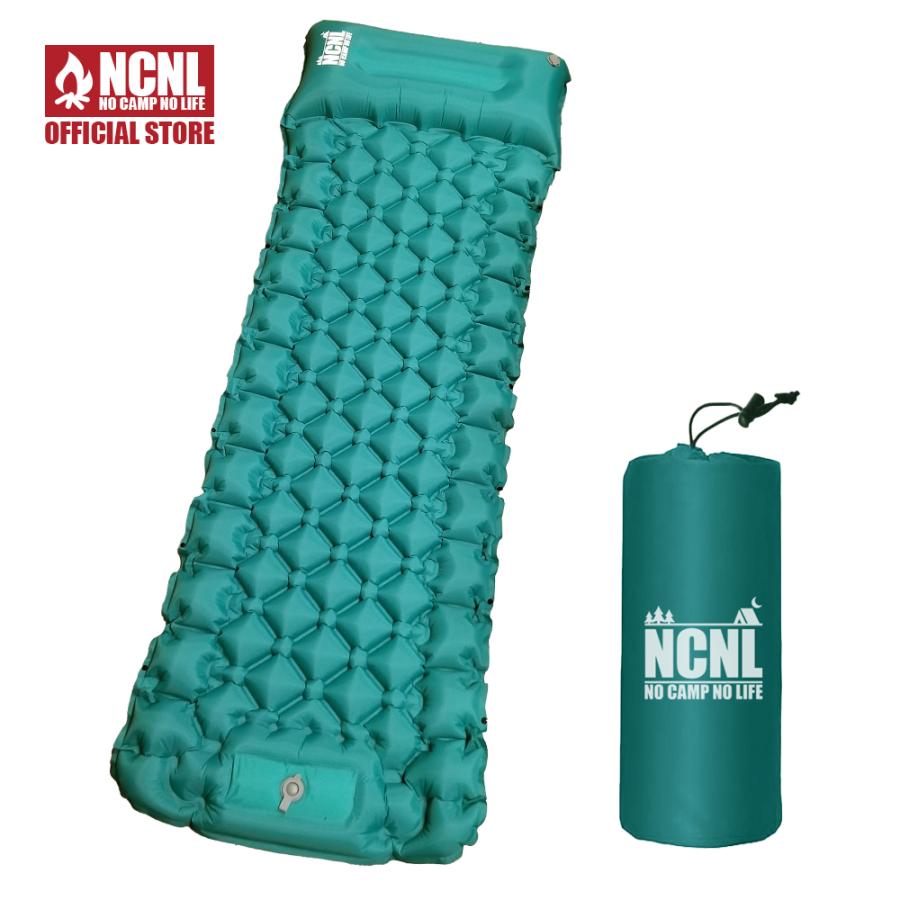 NCNL NO CAMP LIFE エアーマット 足踏み式 枕付き キャンプ NCNL NO CAMP LIFE エアーマット 足踏み式 枕付き キャンプ