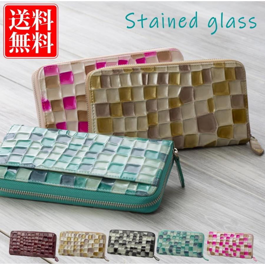 訳あり品 アウトレットセール ステンドグラス 長財布 レディース ギャルソン 本革 ブランド カード28枚収納 使いやすい ボックス型小銭入れ レガーレ Stained Receipt Ou 本革財布 メンズレディース Legare 通販 Yahoo ショッピング