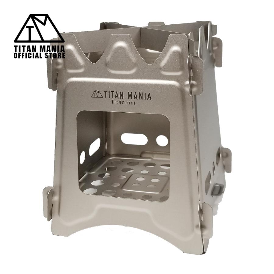 TITAN MANIA チタンマニア 焚き火台 L コンパクト ミニ ソロ TITAN MANIA チタンマニア 焚き火台 L コンパクト ミニ ソロ