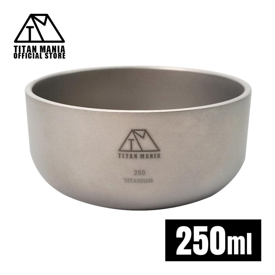 TITAN MANIA（チタンマニア） ボウル S 皿 チタン製 キャンプ 軽量 お